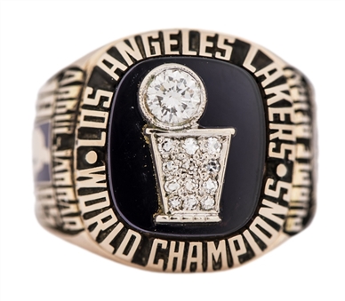 1985 Kareem Abdul-Jabbar Los Angeles Lakers NBA Championship Ring (Finals MVP) (Abdul-Jabbar LOA)